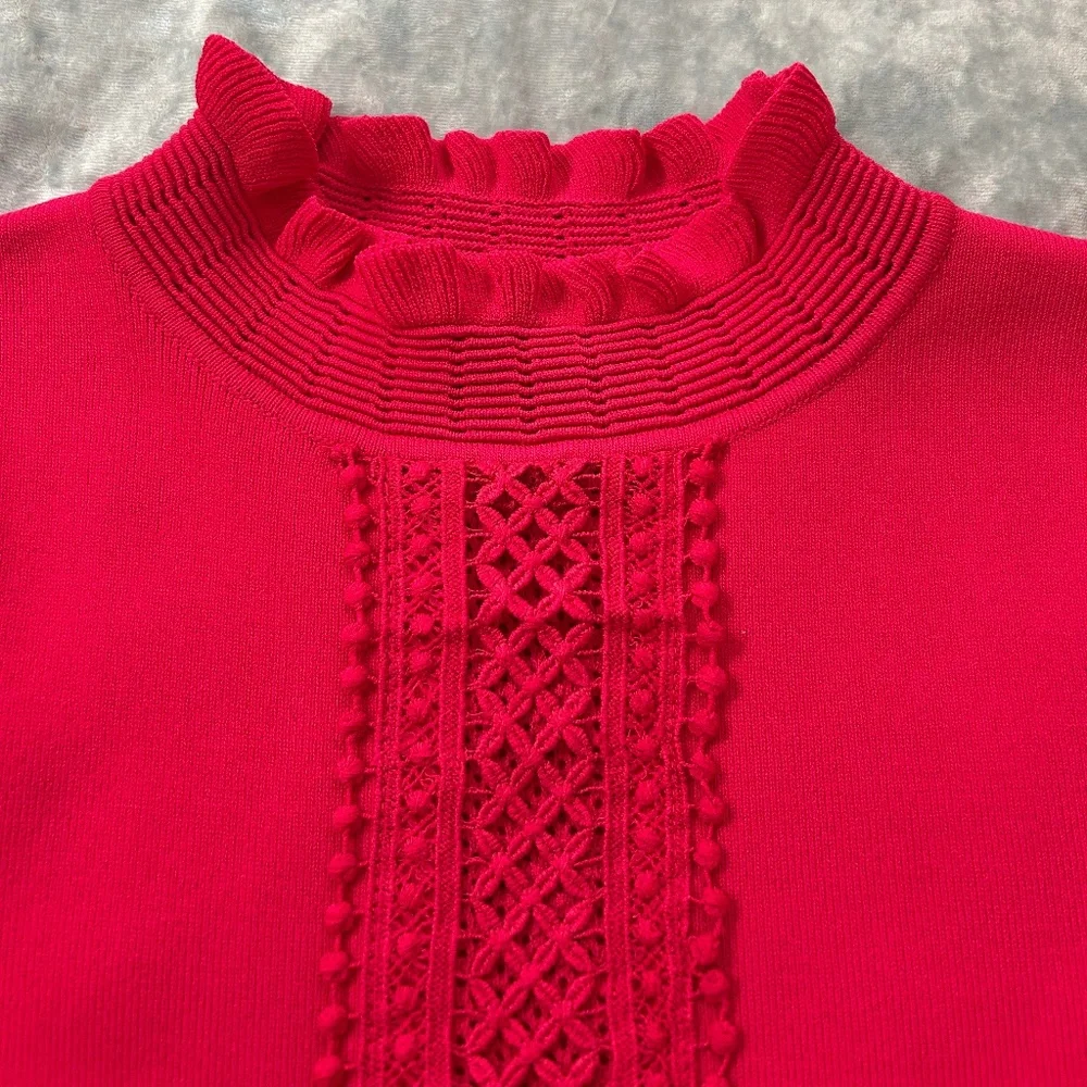 Bebe Fuchsia Dress! Size Medium! - Picture 5 of 11